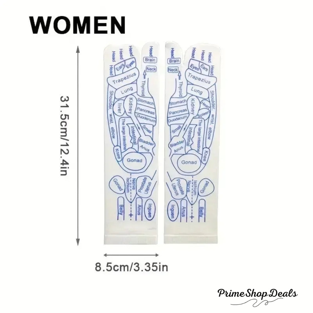 Acupressure Reflexology Massage Socks – Foot Therapy & Relaxation Set