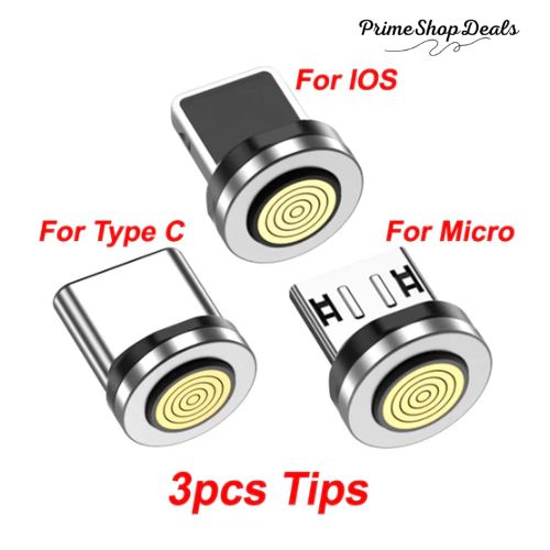 100W Magnetic USB Type-C Fast Charging 3-in-1 Cable