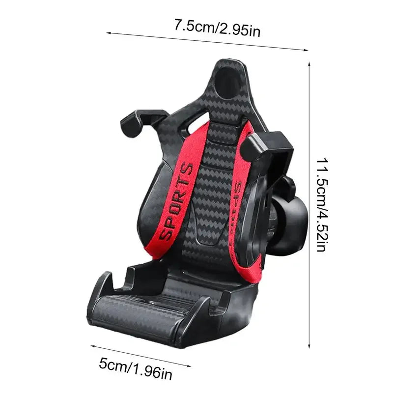 Racing-Style Seat Car Air Vent Phone Holder