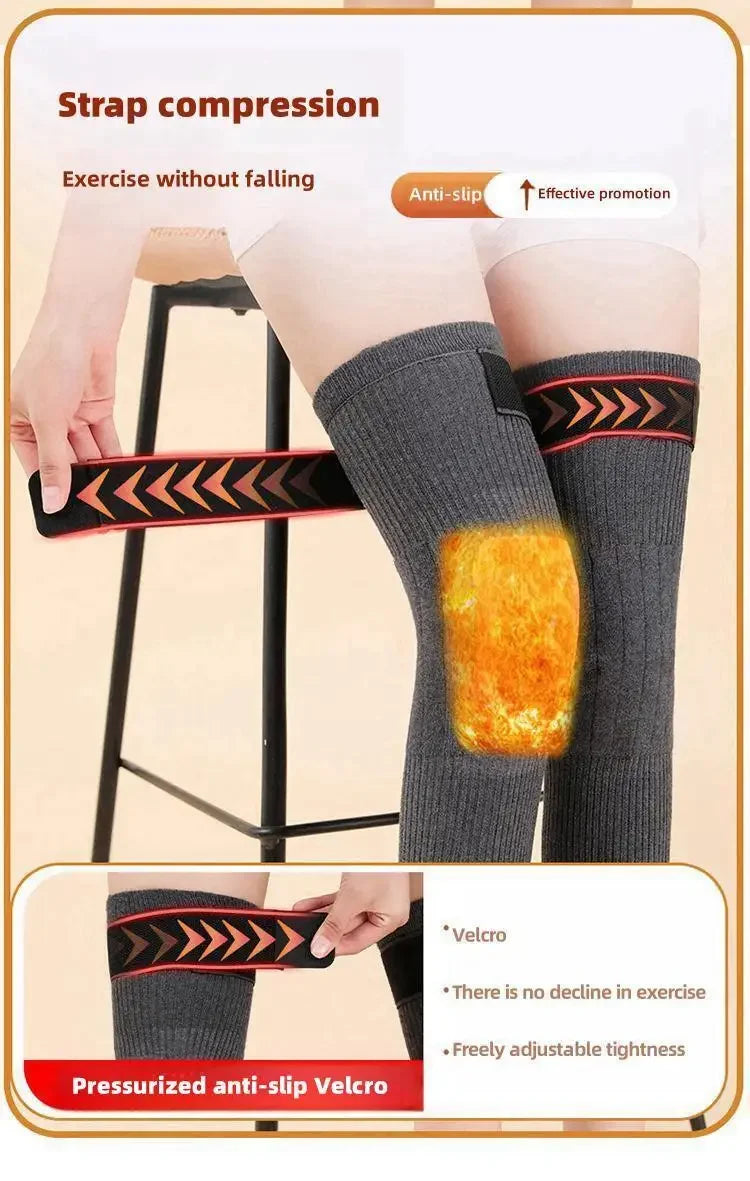 Thermal Knee Warmers – Soft, Heated & Non-Slip Support