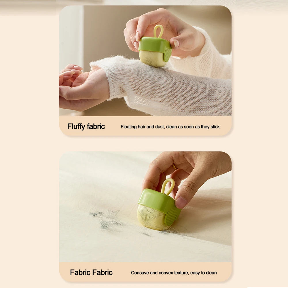 Compact Washable Lint Roller – Reusable Pet Hair & Dust Remover