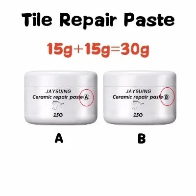 White Porcelain & Tile Repair Kit – Fix Cracks, Chips & Scratches