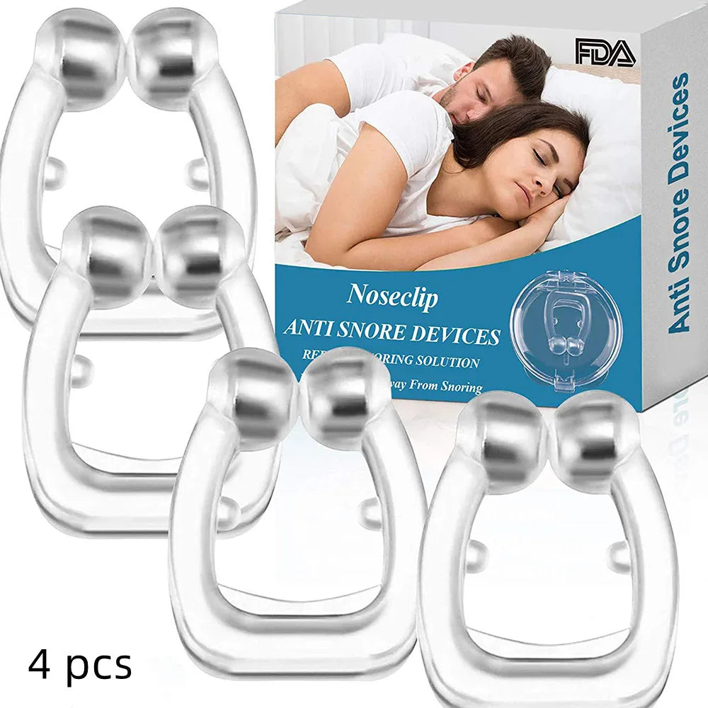 Magnetic Anti-Snore Nose Clip – Comfortable Silicone Sleep Aid