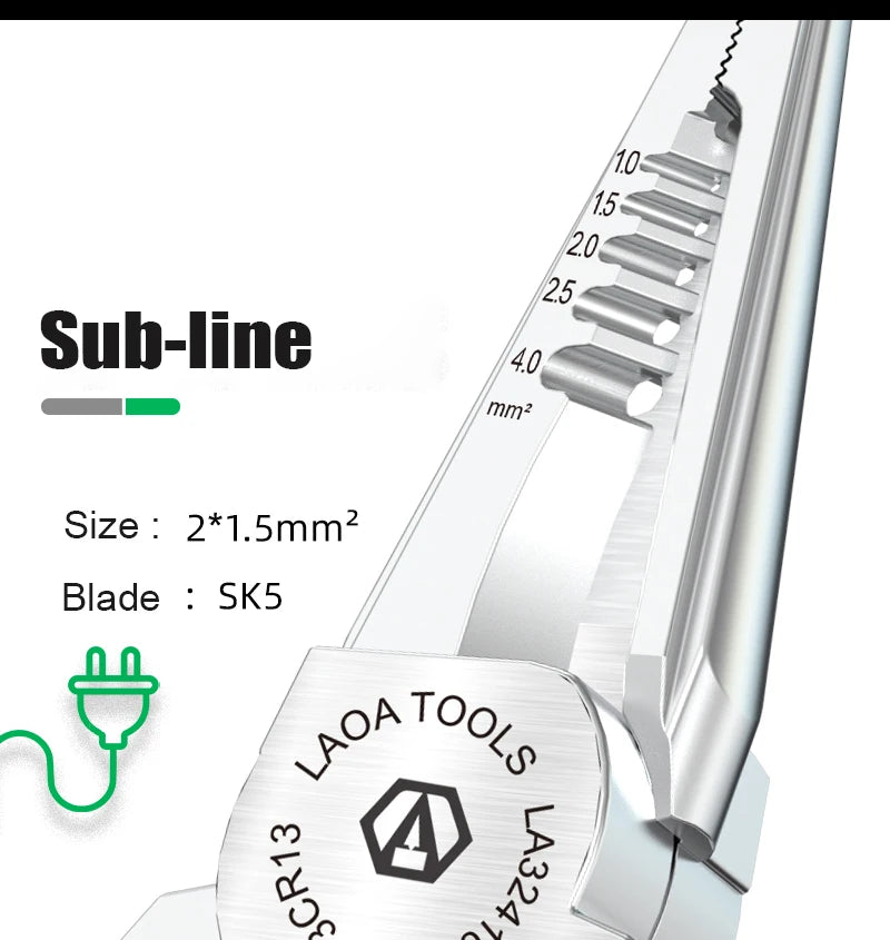 7-in-1 / 8-in-1 Stainless Steel Electrician’s Multi-Pliers (with or without Tester)