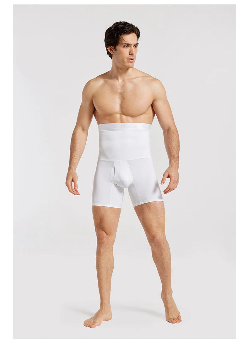 Men's High-Waisted Tummy Control Shaper Shorts