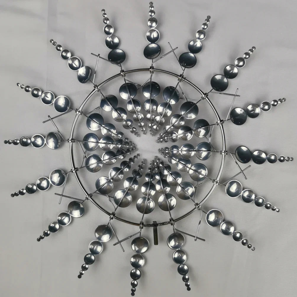 Magical Metal Garden Wind Spinner – Colorful Courtyard Windmill Decor