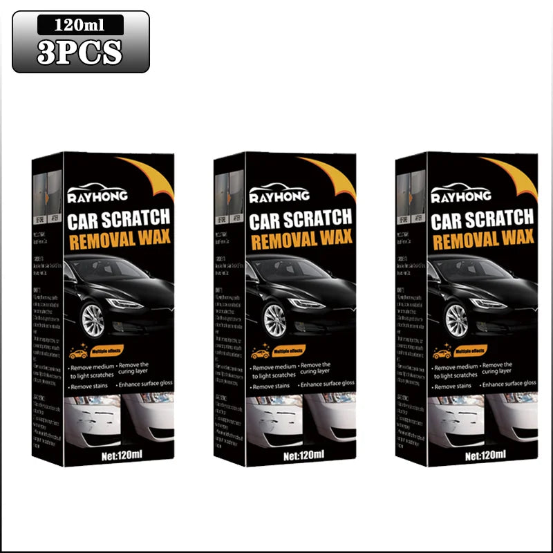 Premium Car Scratch Remover & Paint Care Wax – 120ml