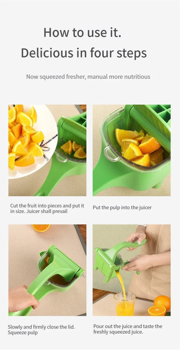 Compact Manual Juicer - Easy, Eco-Friendly Juice Press