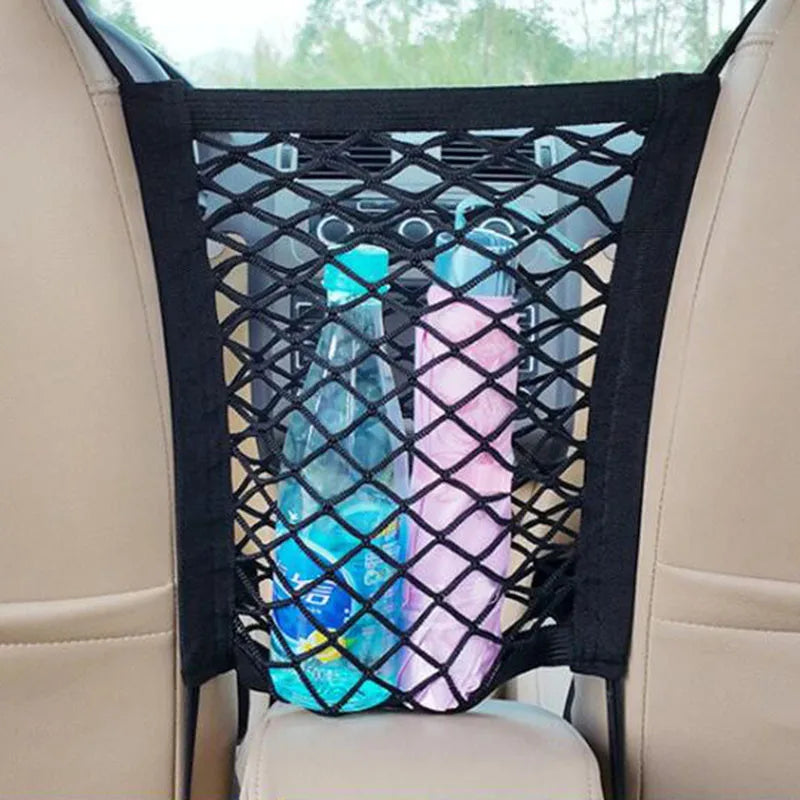Stretchable Car Storage Net & Pet Barrier Organizer