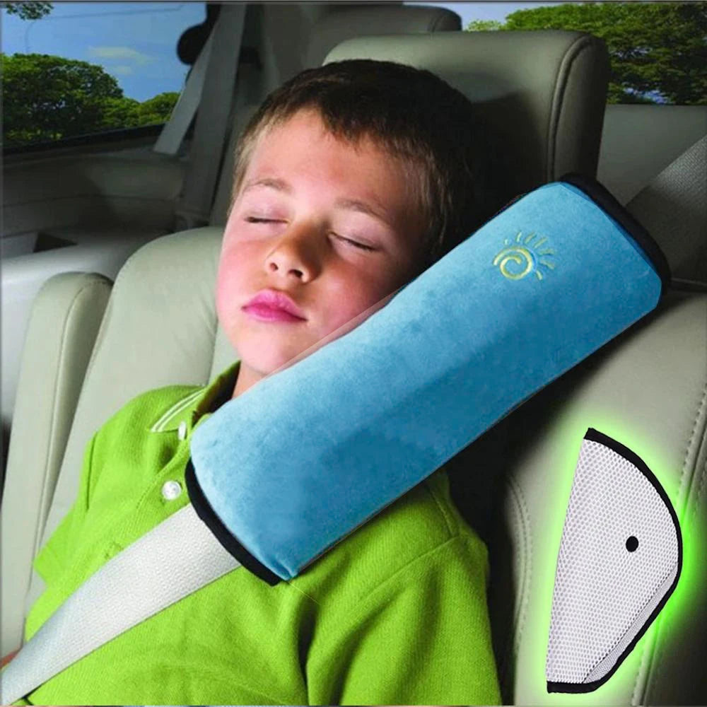 Universal Kids Car Seat Belt Cushion – Soft Shoulder Protector Pillow