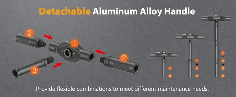 All-in-One Repair Tool — 24-in-1 Ratcheting Screwdriver Set