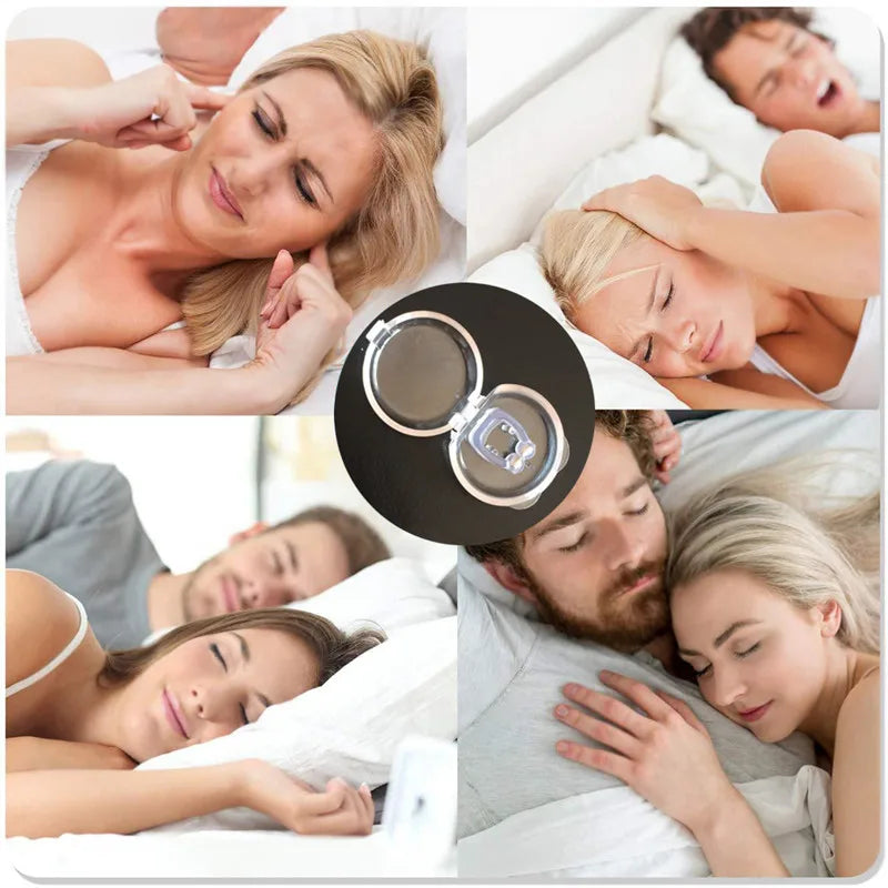 Magnetic Anti-Snore Nose Clip – Comfortable Silicone Sleep Aid