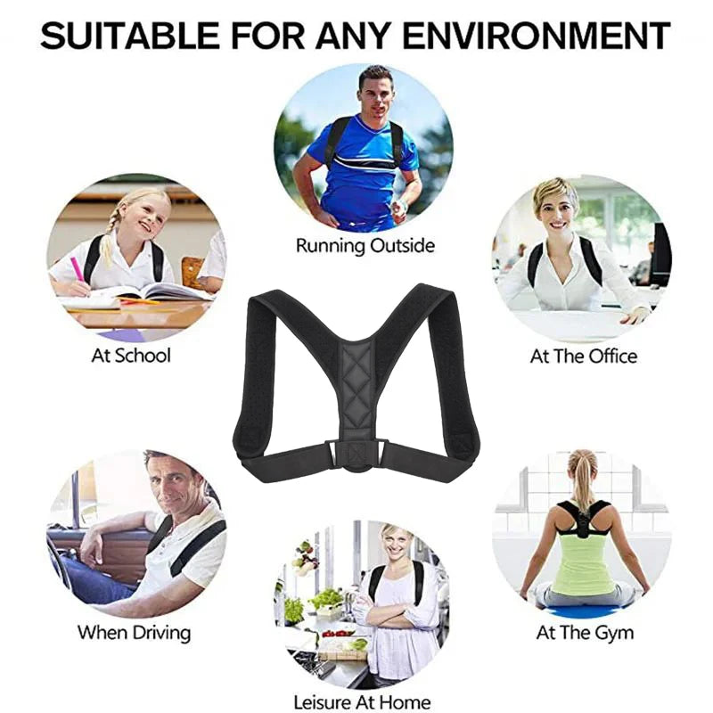 Adjustable Back Posture Corrector for Men and Women