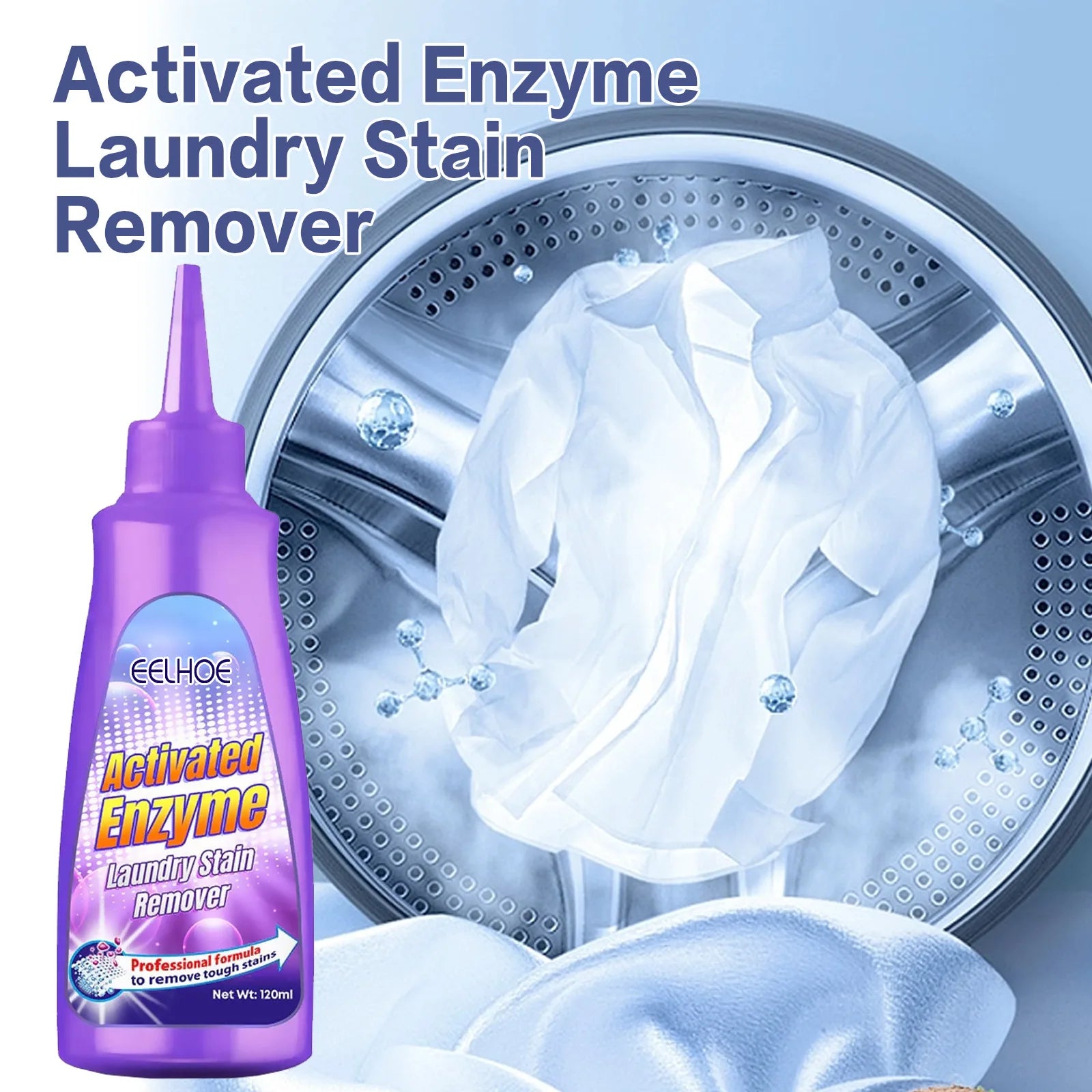 Powerful Enzyme Laundry Stain Remover – Fast & Effective Cleaning