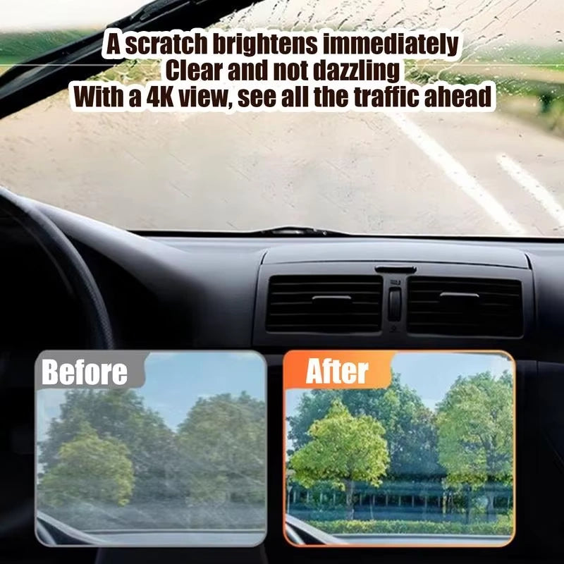 Automotive Glass Cleaner Brush & Oil Film Remover – 120ml