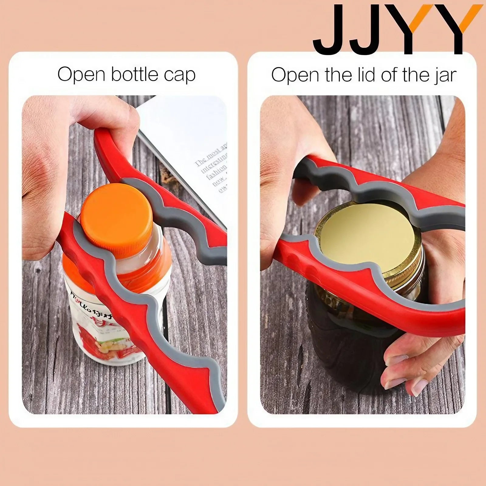 Multi-Functional Non-Slip Bottle and Jar Opener