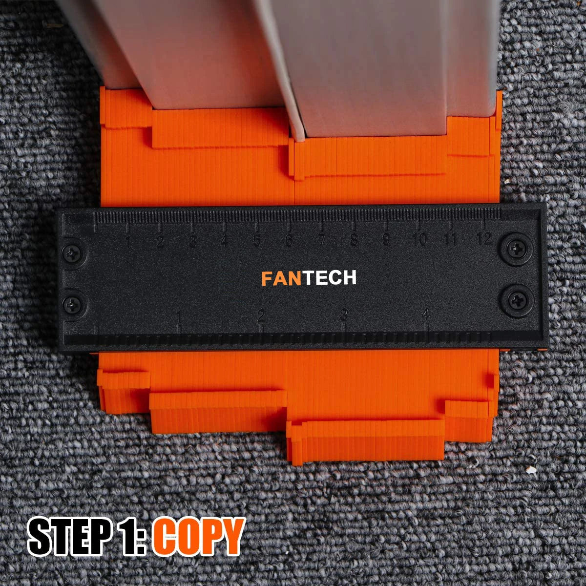 Precision Contour Gauge with Lock – Shape Duplicator Tool for Woodworking, Tiling & DIY Projects