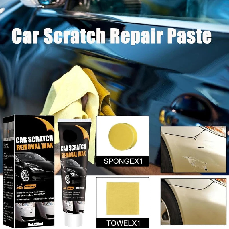 Premium Car Scratch Remover & Paint Care Wax – 120ml