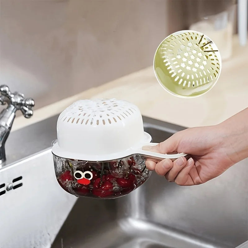 2-in-1 Duckbill Drain Basket – Cute and Functional Kitchen Colander
