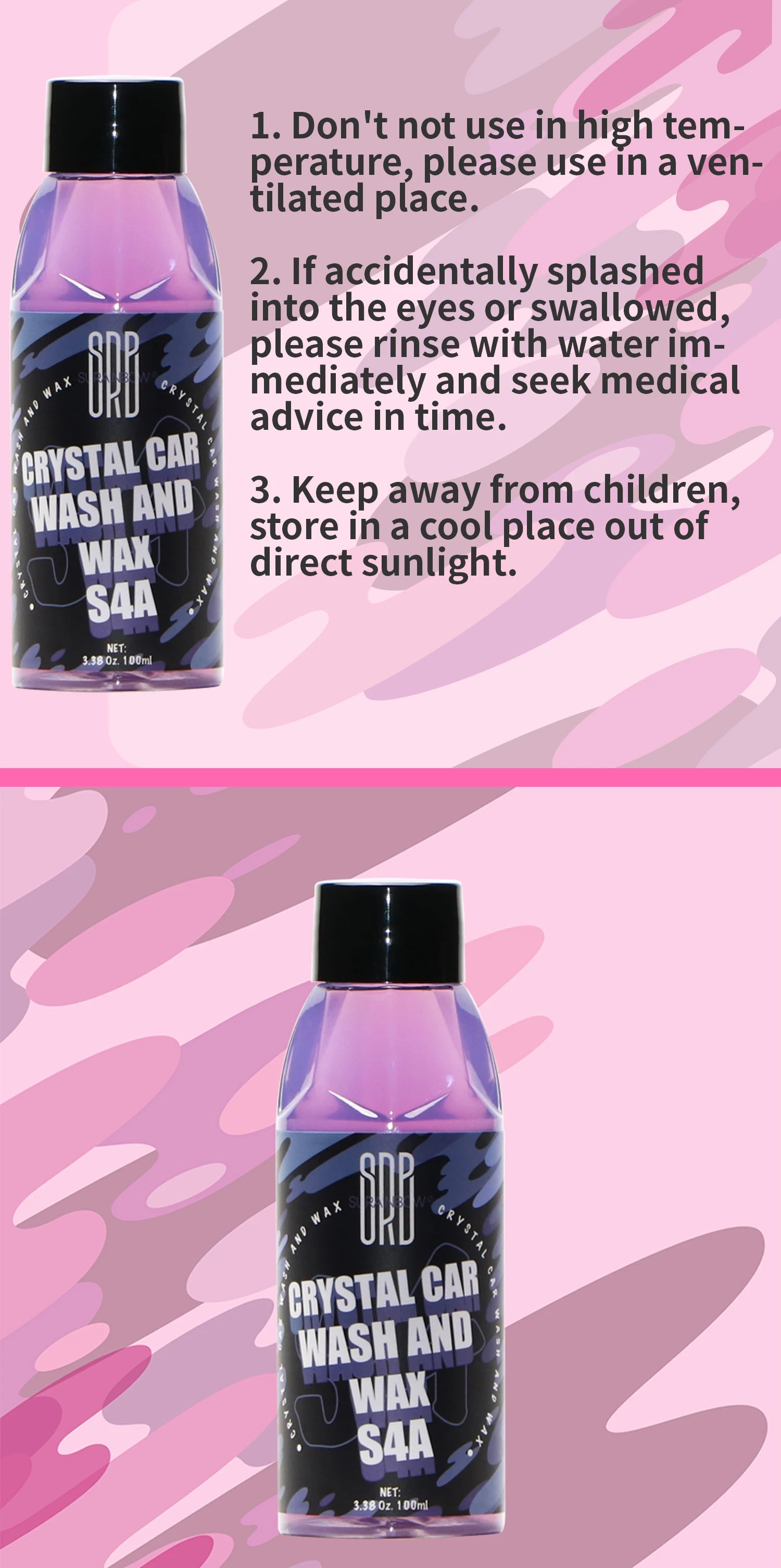Crystal Car Wash and Wax - Shine and Protect in One Step