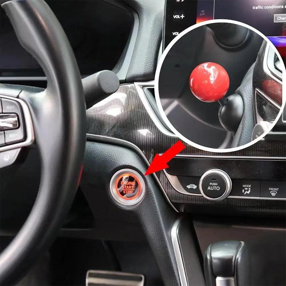 Car Engine Start Button Cover - Stylish Push-to-Start Protection