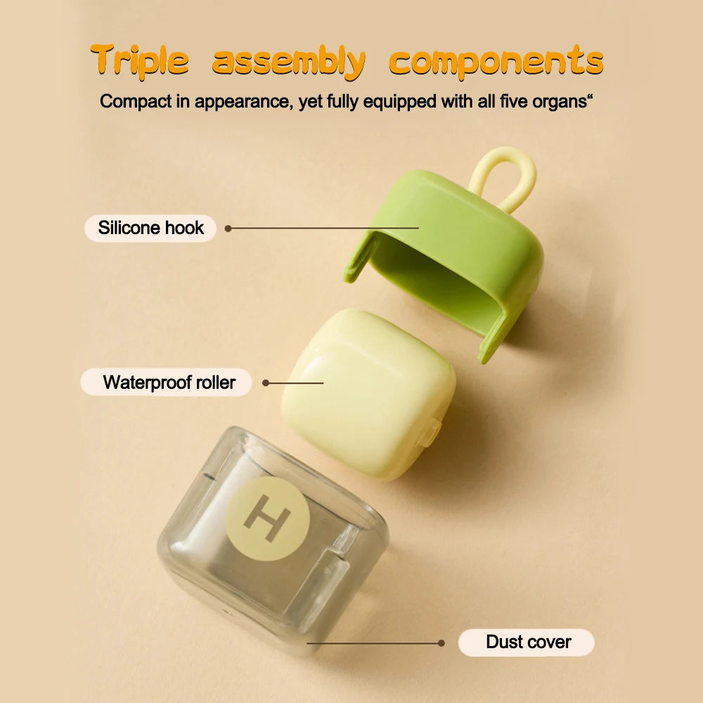 Compact Washable Lint Roller – Reusable Pet Hair & Dust Remover