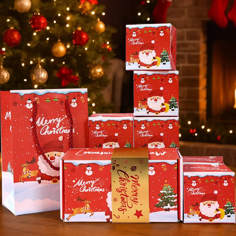 Christmas Gift Box DIY Folding Surprise Gift Box Money Pop Up Merry Christmas Surprise Gift Box Christmas New Year Gift
