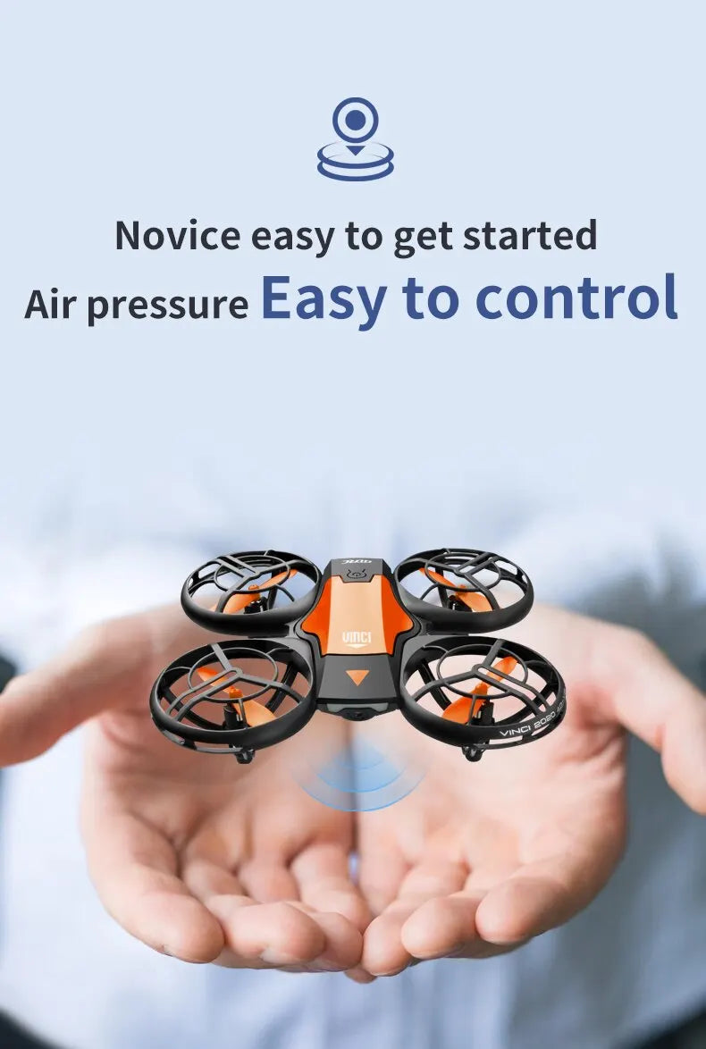 V8 Mini Drone with 4K HD Camera - WiFi FPV Quadcopter with Altitude Hold