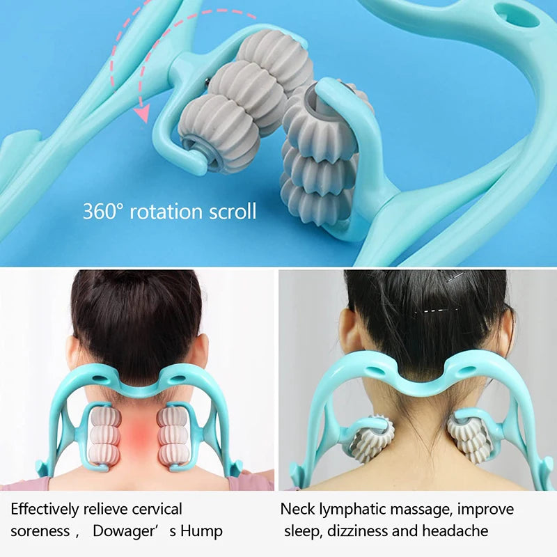 Dual Trigger Point Neck and Shoulder Massage Roller