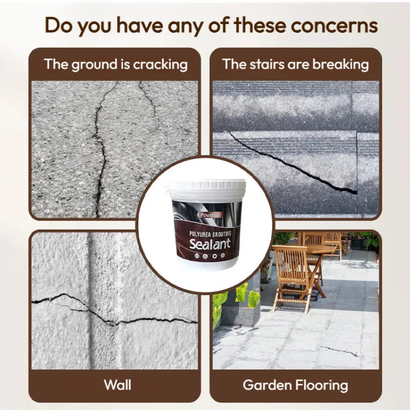 Waterproof Polyurethane Grouting Sealant – Crack & Leak Repair