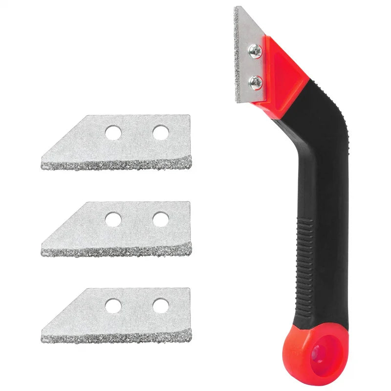 Tile Grout Remover Scraper Tool – Tungsten Carbide Blade for Easy Cleaning