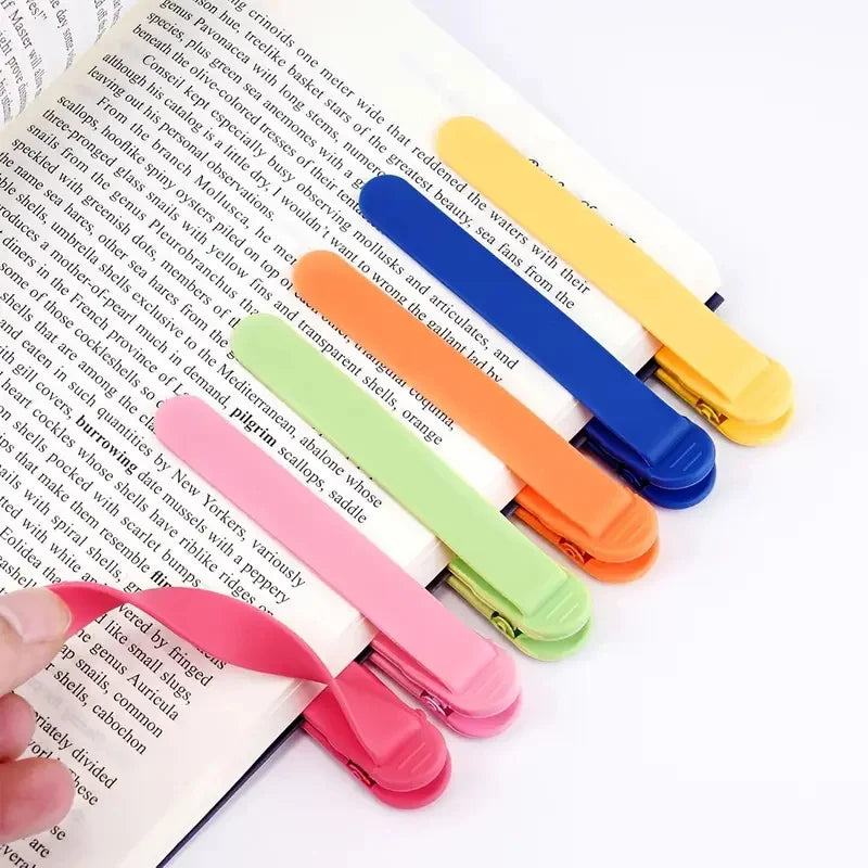 Soft Silicone Book Page Holder Clip