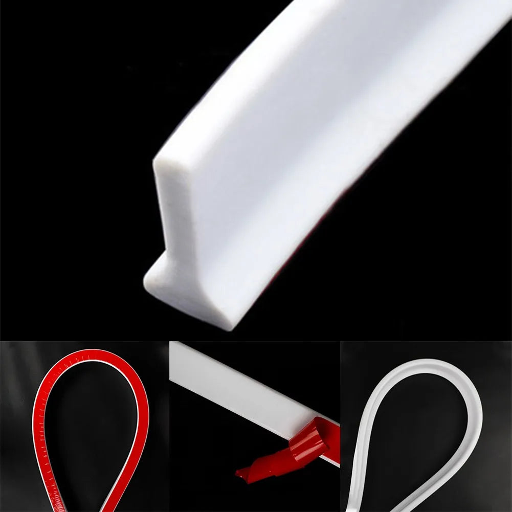 Flexible Silicone Water Barrier – Shower & Kitchen Waterproof Strip