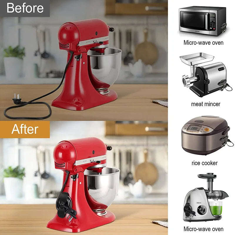 4-Piece Kitchen Appliance Cord Winder & Organizer Set