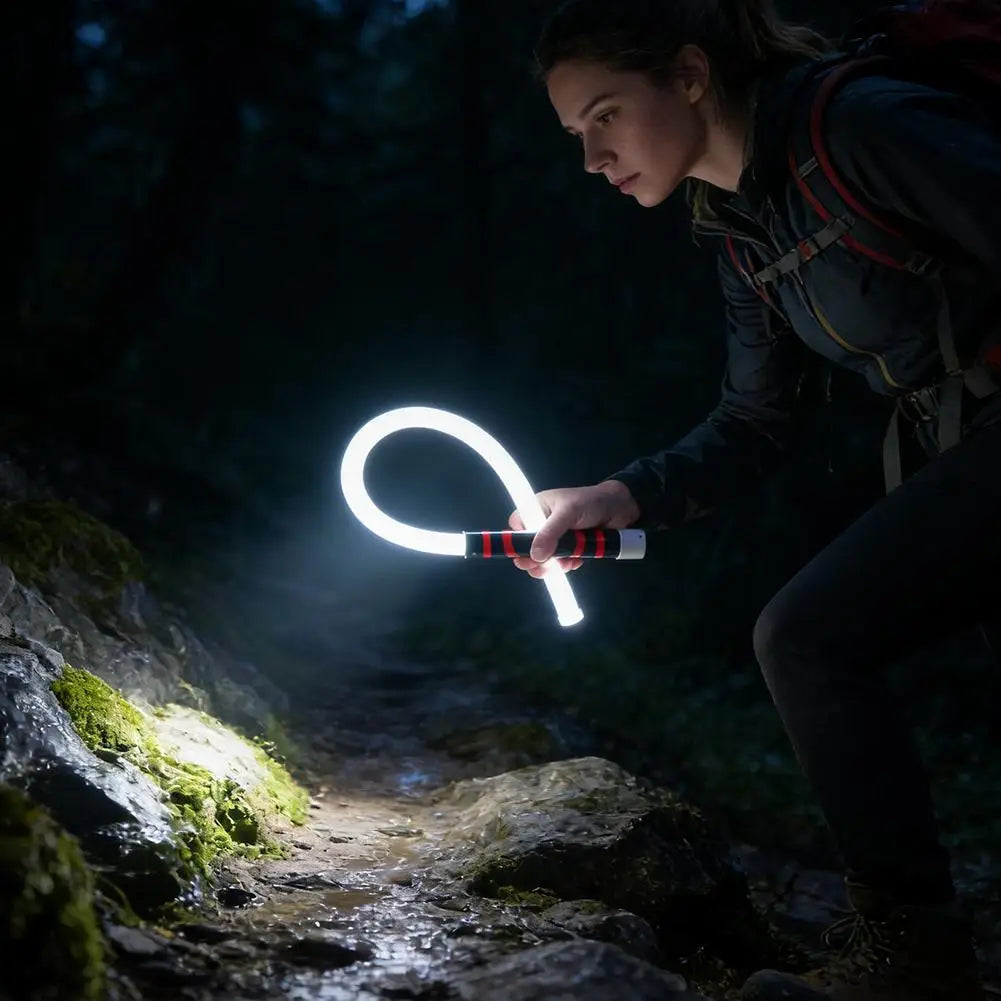 Flexible Rechargeable LED Work Light – 27" Bendable 800LM Inspection Light