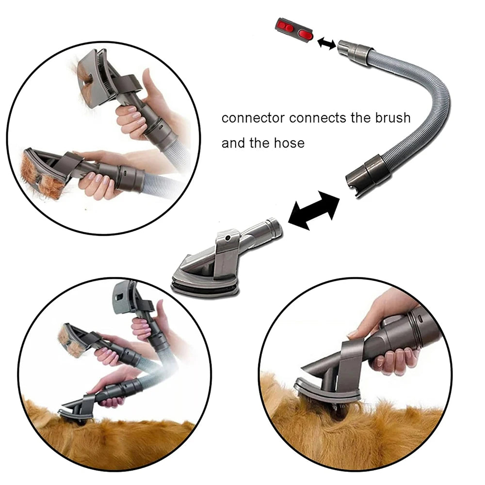 Pet Grooming Brush – Compatible with Dyson Vacuums