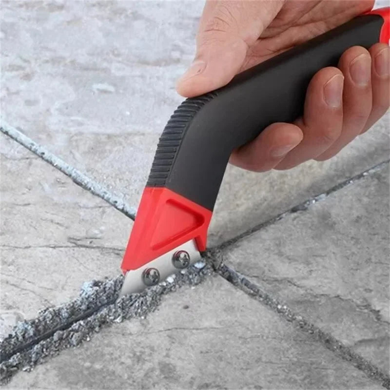 Tile Grout Remover Scraper Tool – Tungsten Carbide Blade for Easy Cleaning