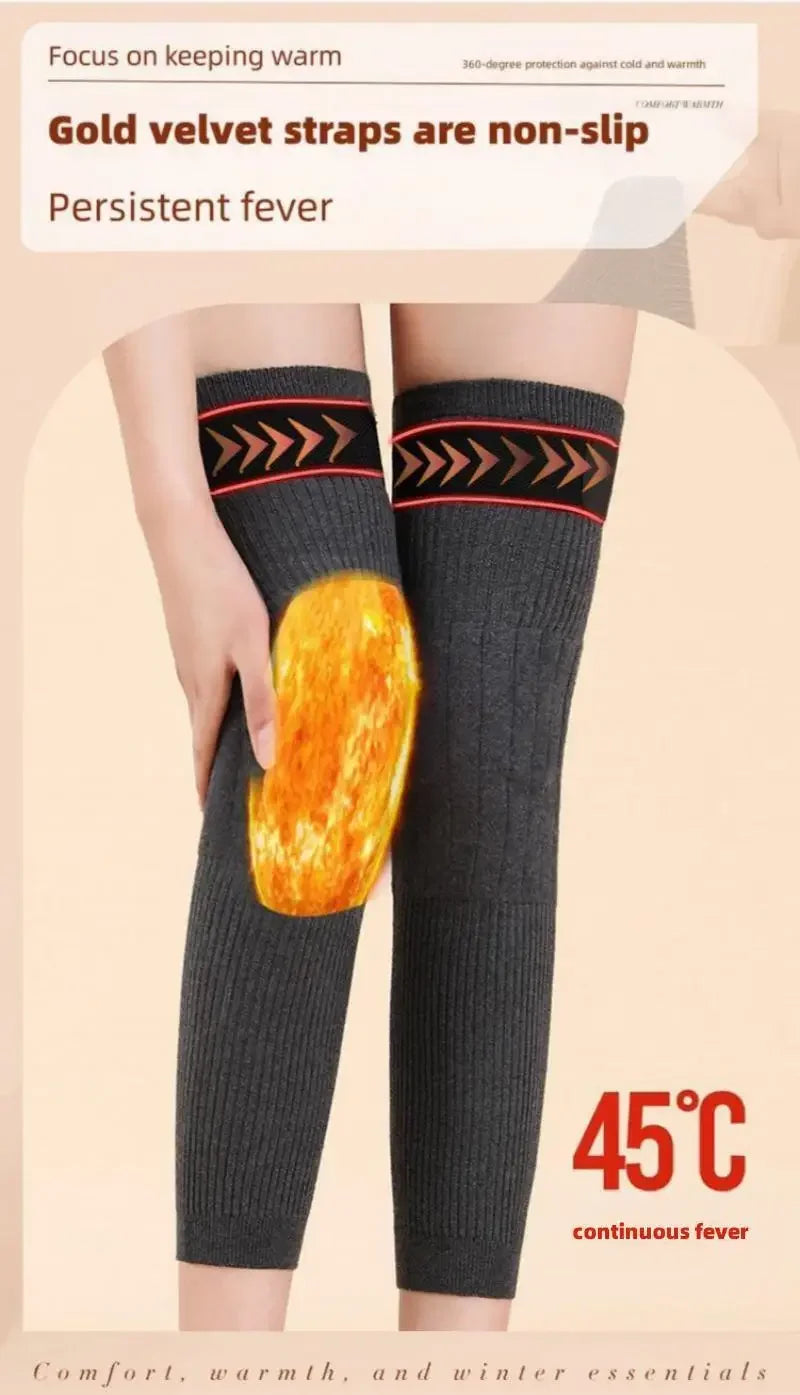 Thermal Knee Warmers – Soft, Heated & Non-Slip Support