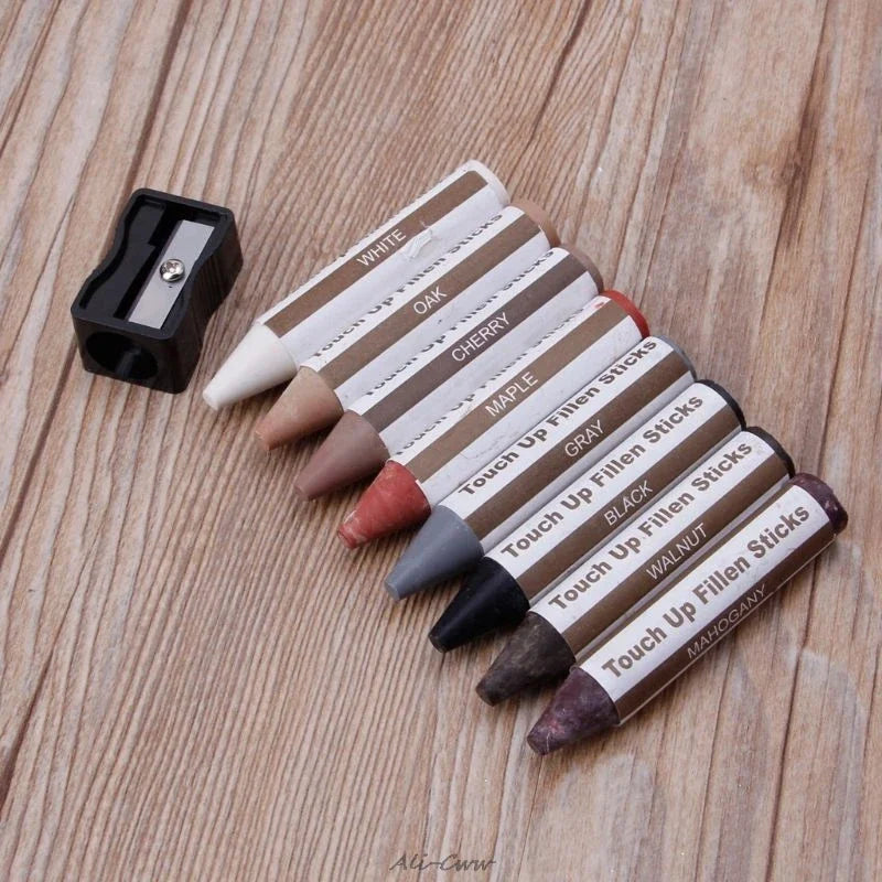 Furniture Repair Marker & Wax Stick Set – Easily Fix Scratches & Scuffs