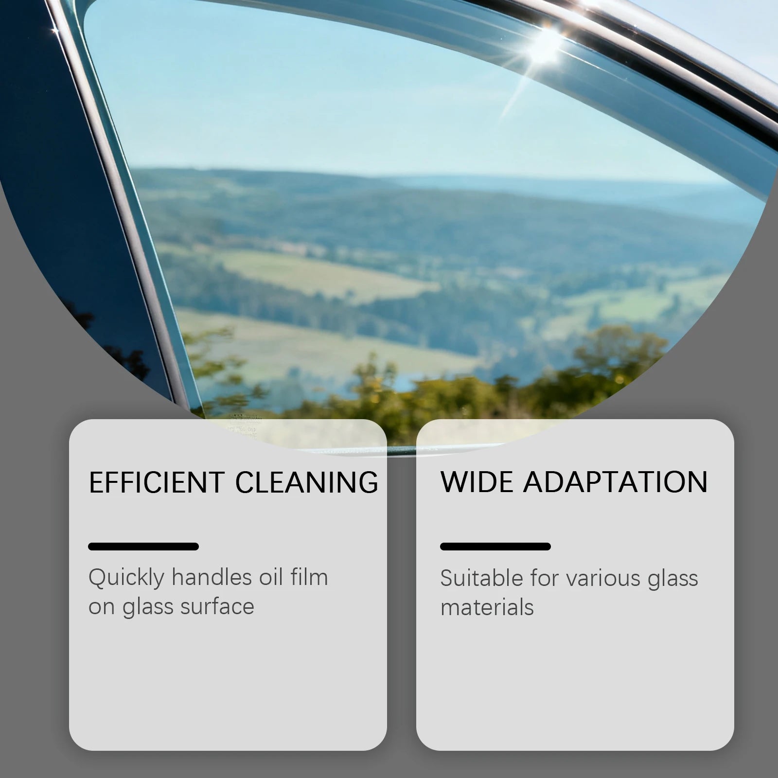 Clear Your Windshield Instantly — Oil Film Remover Brush
