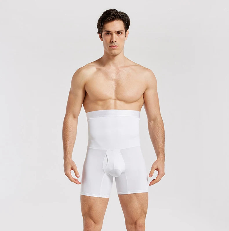 Men's High-Waisted Tummy Control Shaper Shorts