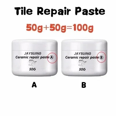 White Porcelain & Tile Repair Kit – Fix Cracks, Chips & Scratches