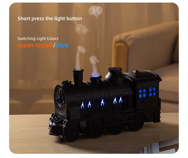Retro Train Essential Oil Diffuser & Cool Mist Humidifier