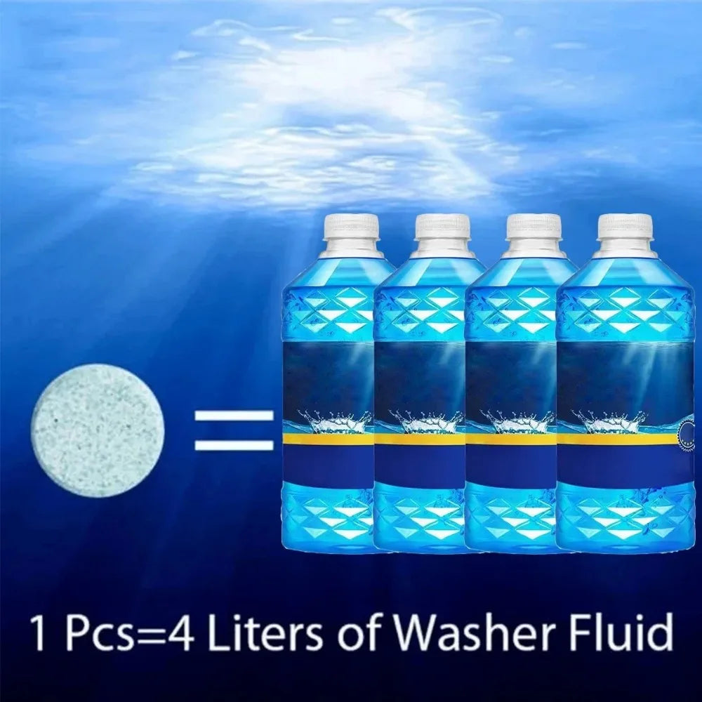 Effervescent Windshield Washer Tablets – Powerful Glass Cleaning Solution