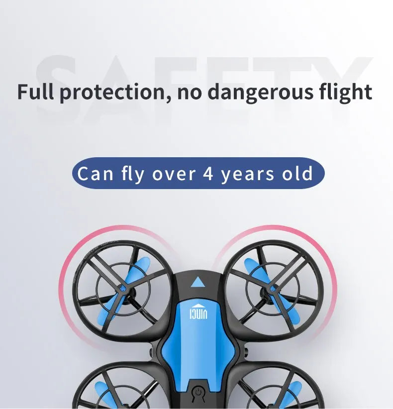 V8 Mini Drone with 4K HD Camera - WiFi FPV Quadcopter with Altitude Hold