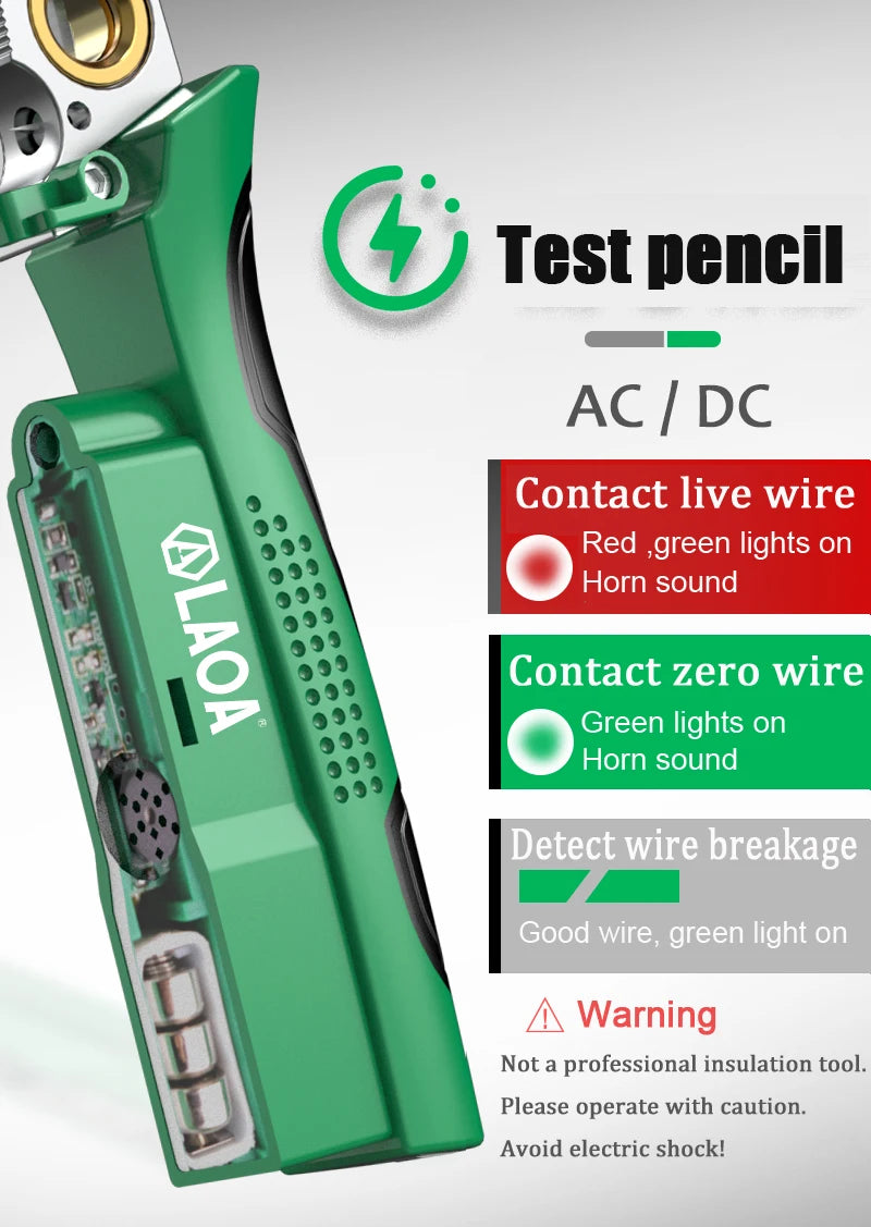 7-in-1 / 8-in-1 Stainless Steel Electrician’s Multi-Pliers (with or without Tester)