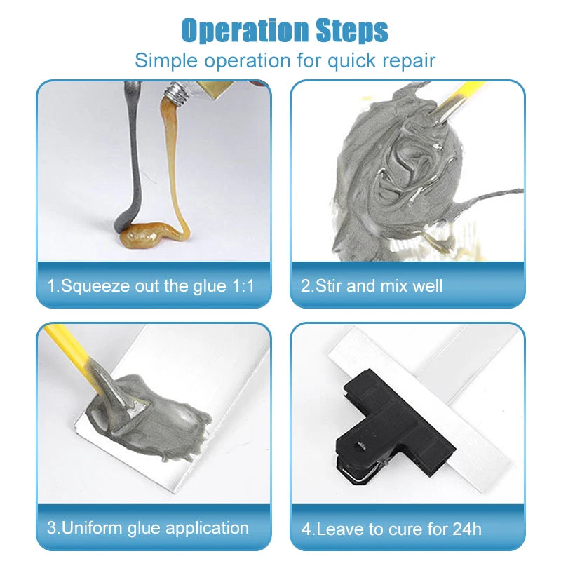 High-Temperature Metal Repair Glue - Industrial-Grade Cold Welding Adhesive
