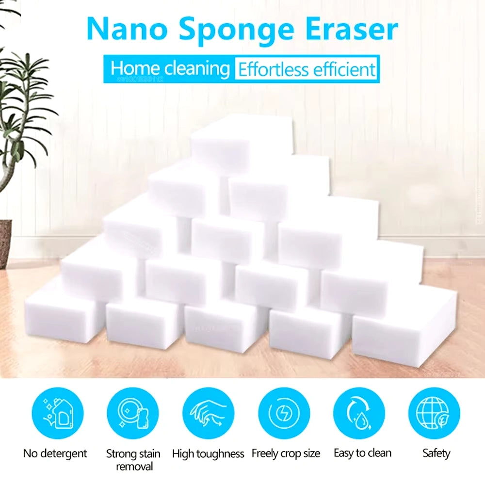 Magic Melamine Sponge Eraser – Multi-Purpose Cleaner for Kitchen & Bathroom