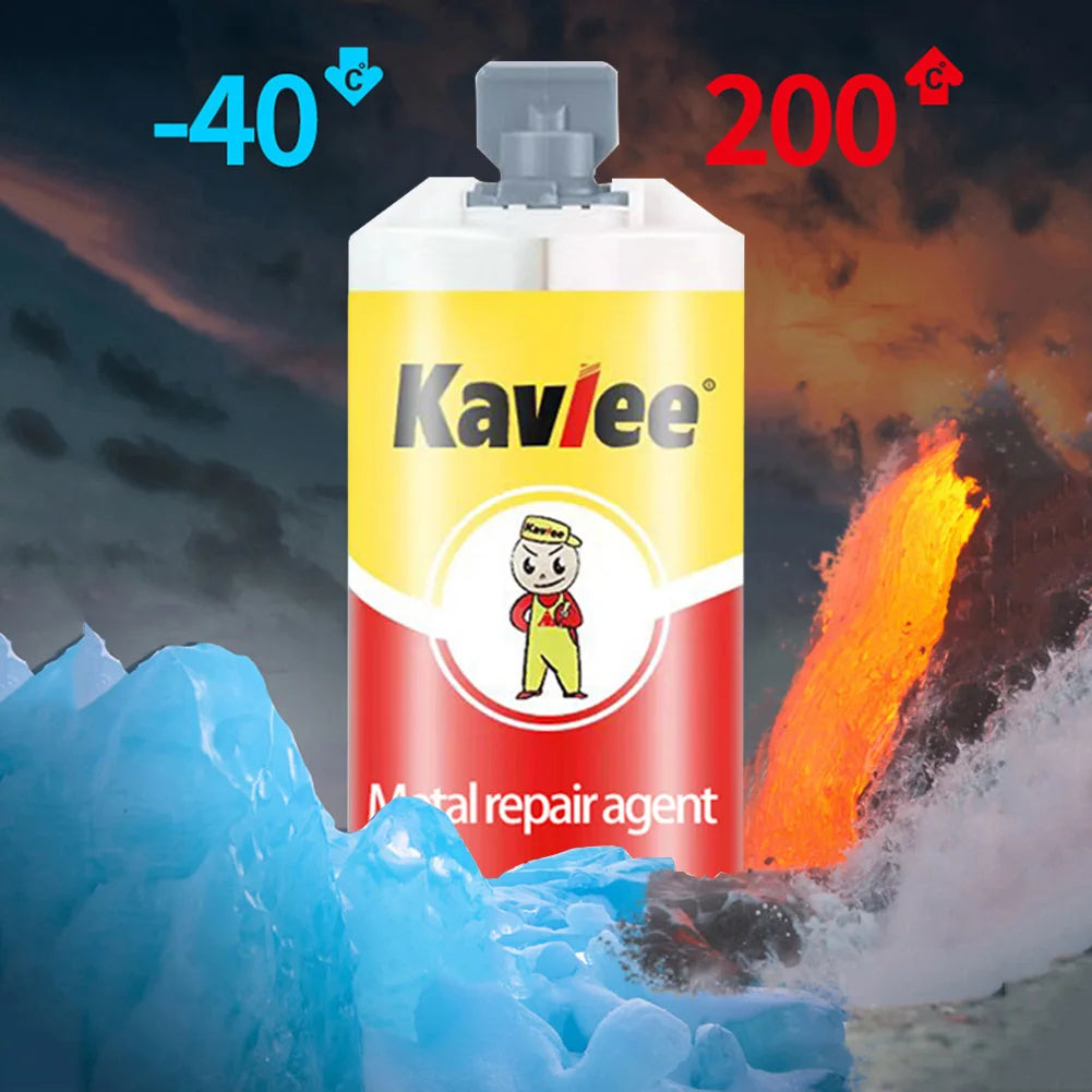 Heavy-Duty Metal Repair Adhesive – Quick-Drying, Heat & Corrosion Resistant Sealant