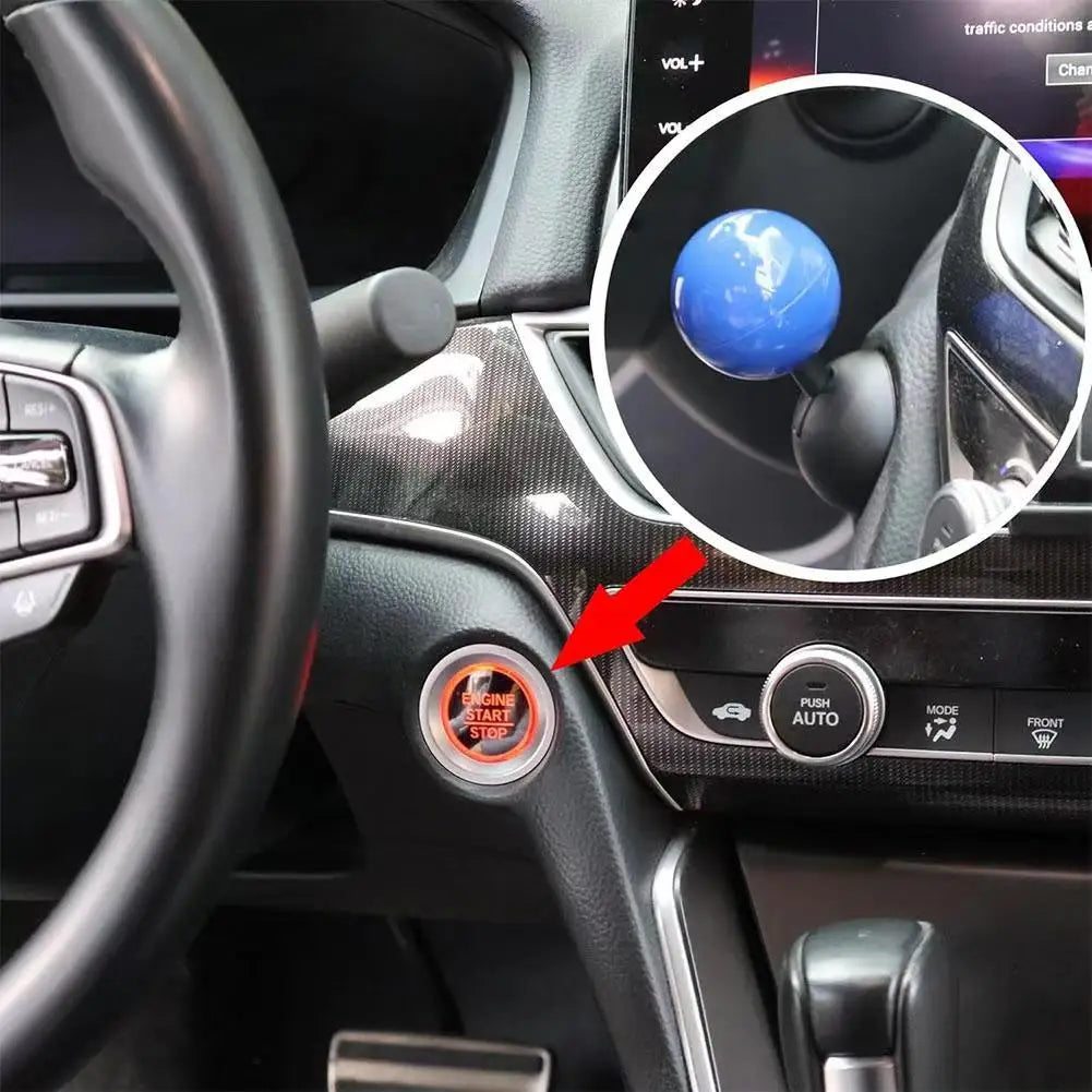 Car Engine Start Button Cover - Stylish Push-to-Start Protection